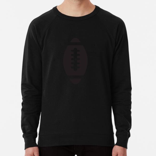 American Football Ball Black Sweatshirt
