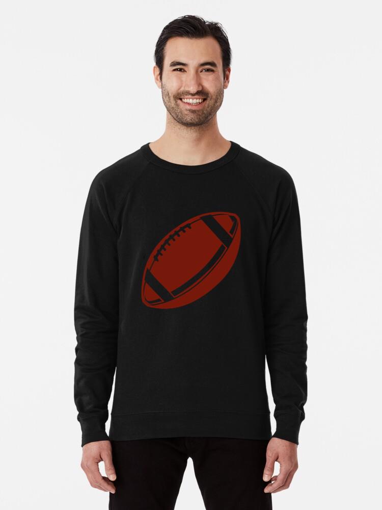 American Football Ball Cut Out Sweatshirt - Image 2