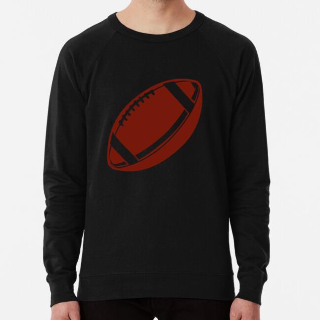 American Football Ball Cut Out Sweatshirt