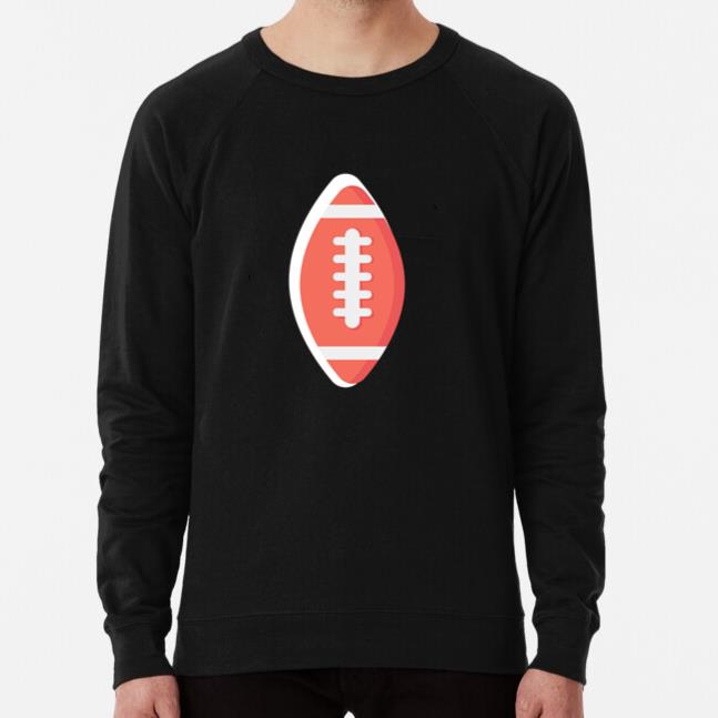 American Football Ball Flat Icon Sweatshirt