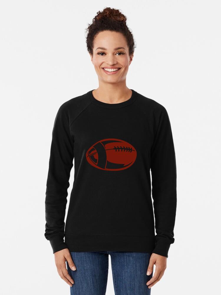 American Football Ball Game Cut Out Sweatshirt - Image 3