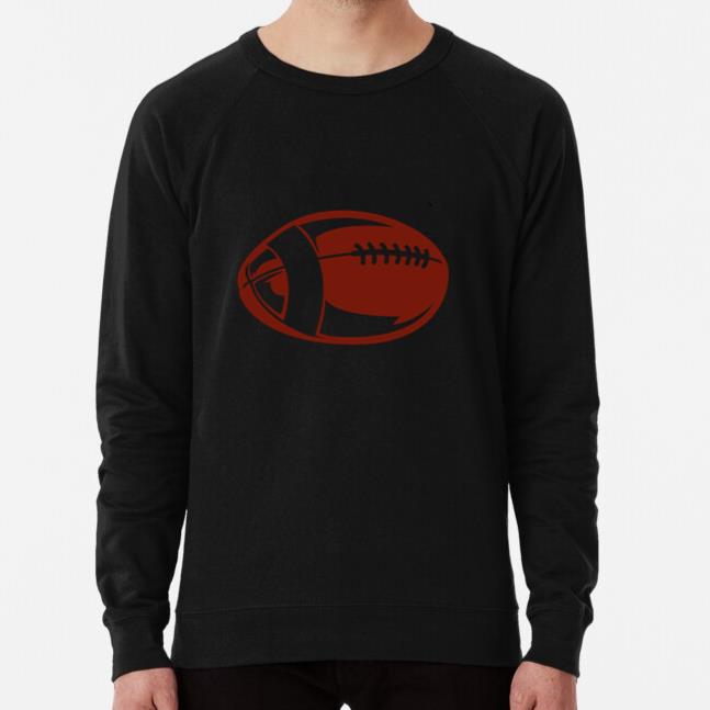 American Football Ball Game Cut Out Sweatshirt