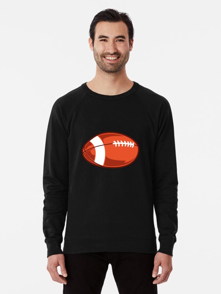 American Football Ball Game Illustration Sweatshirt - Image 2