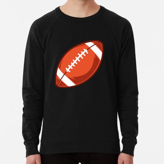 American Football Ball Side Illustration Sweatshirt