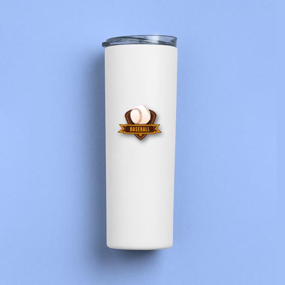 Baseball Badge Tumbler