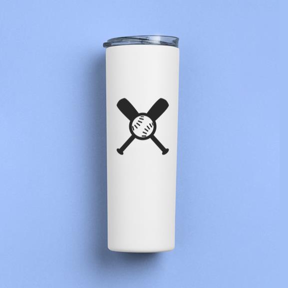 Baseball Bats Vector Logo Tumbler