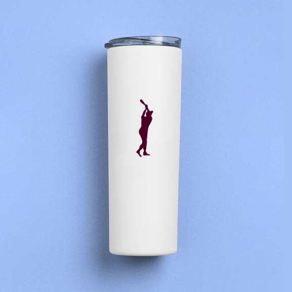 Baseball Flat Batting Sequence Tumbler
