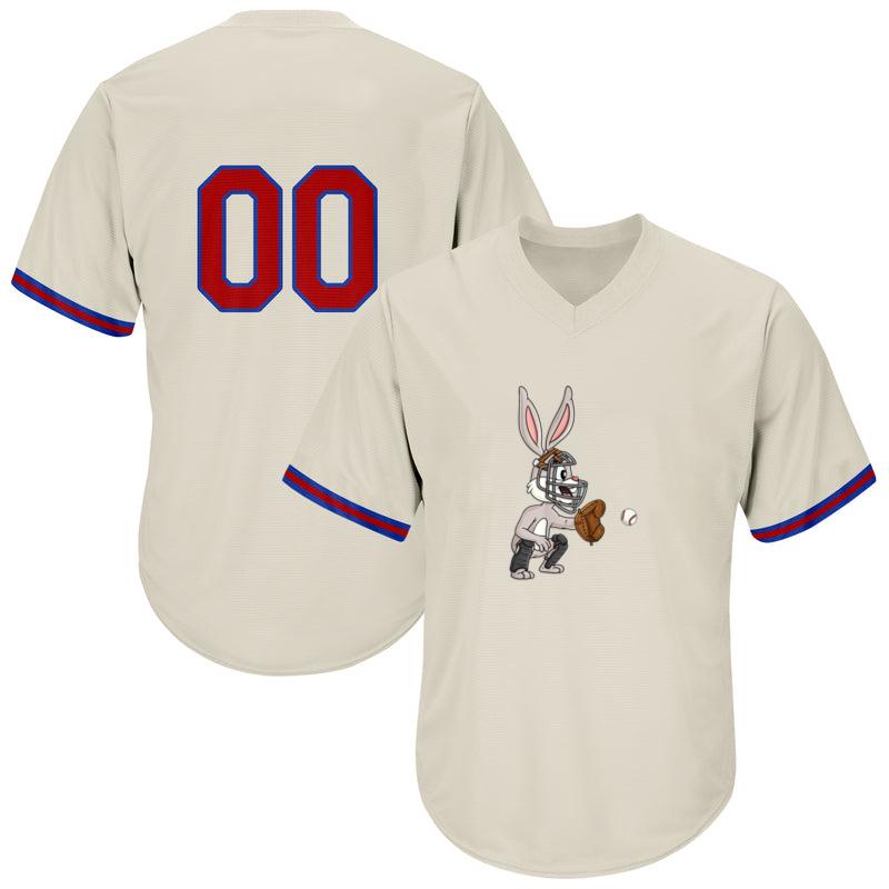 Easter Day Rabbit Baseball Catcher Baseball Jersey