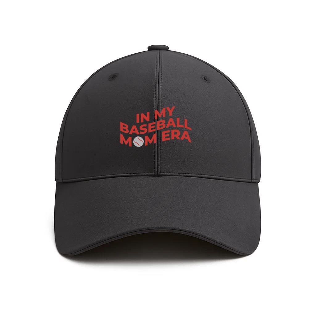 In My Baseball Mom Era Design Cotton Baseball Hat