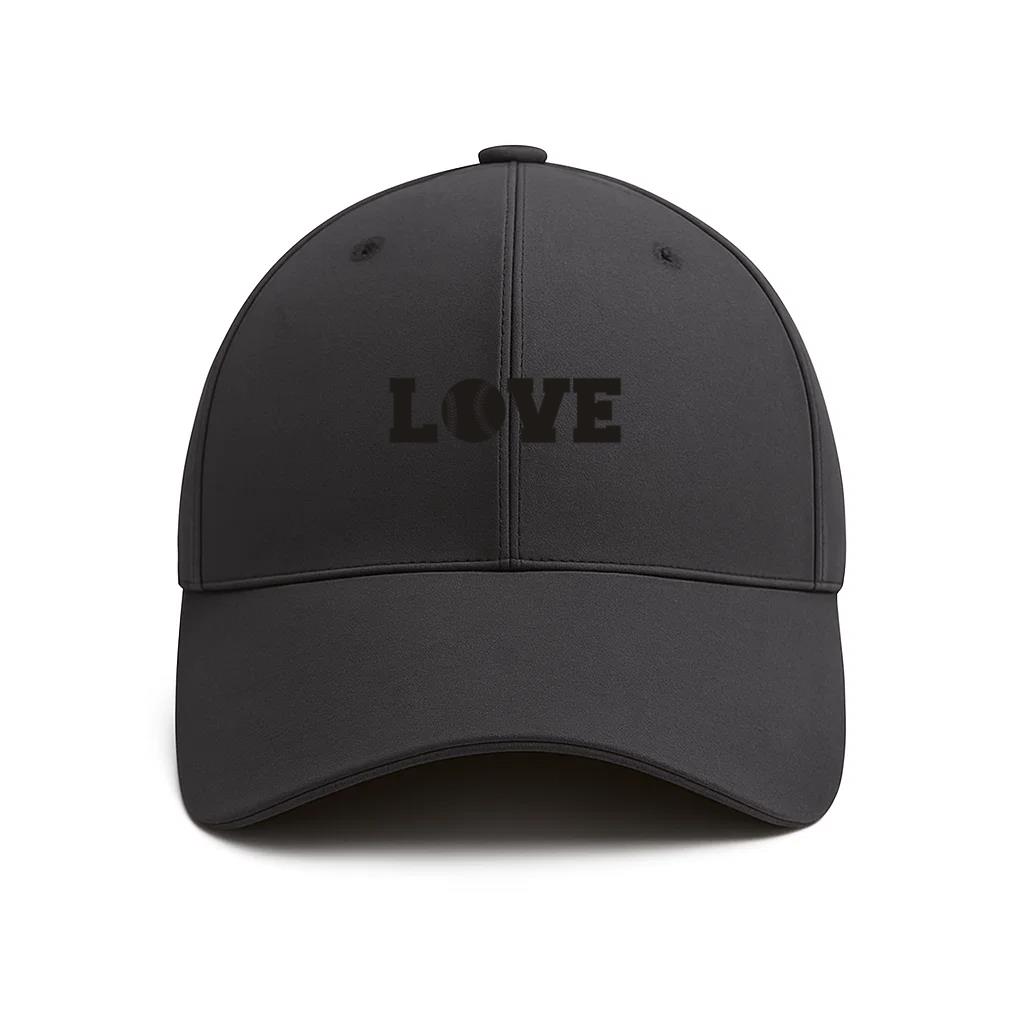 Love Baseball Quote Cut Out Cotton Baseball Hat