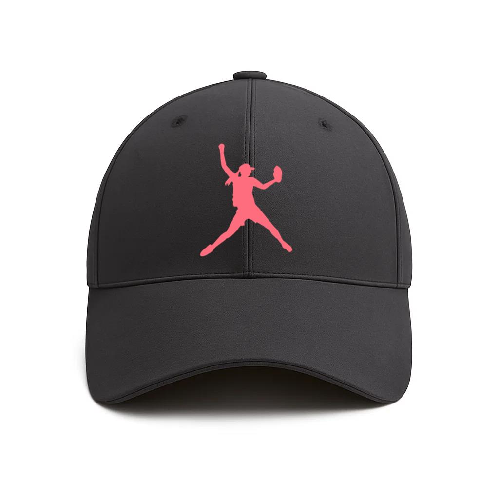 Player Ballplayer Glove Cap Baseball Player Silhouette Cotton Baseball Hat