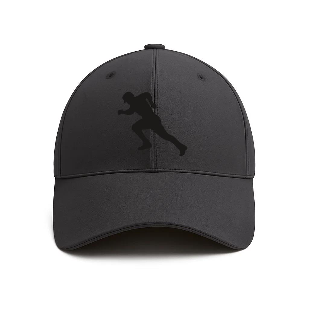Running Side Baseball Player Cotton Baseball Hat