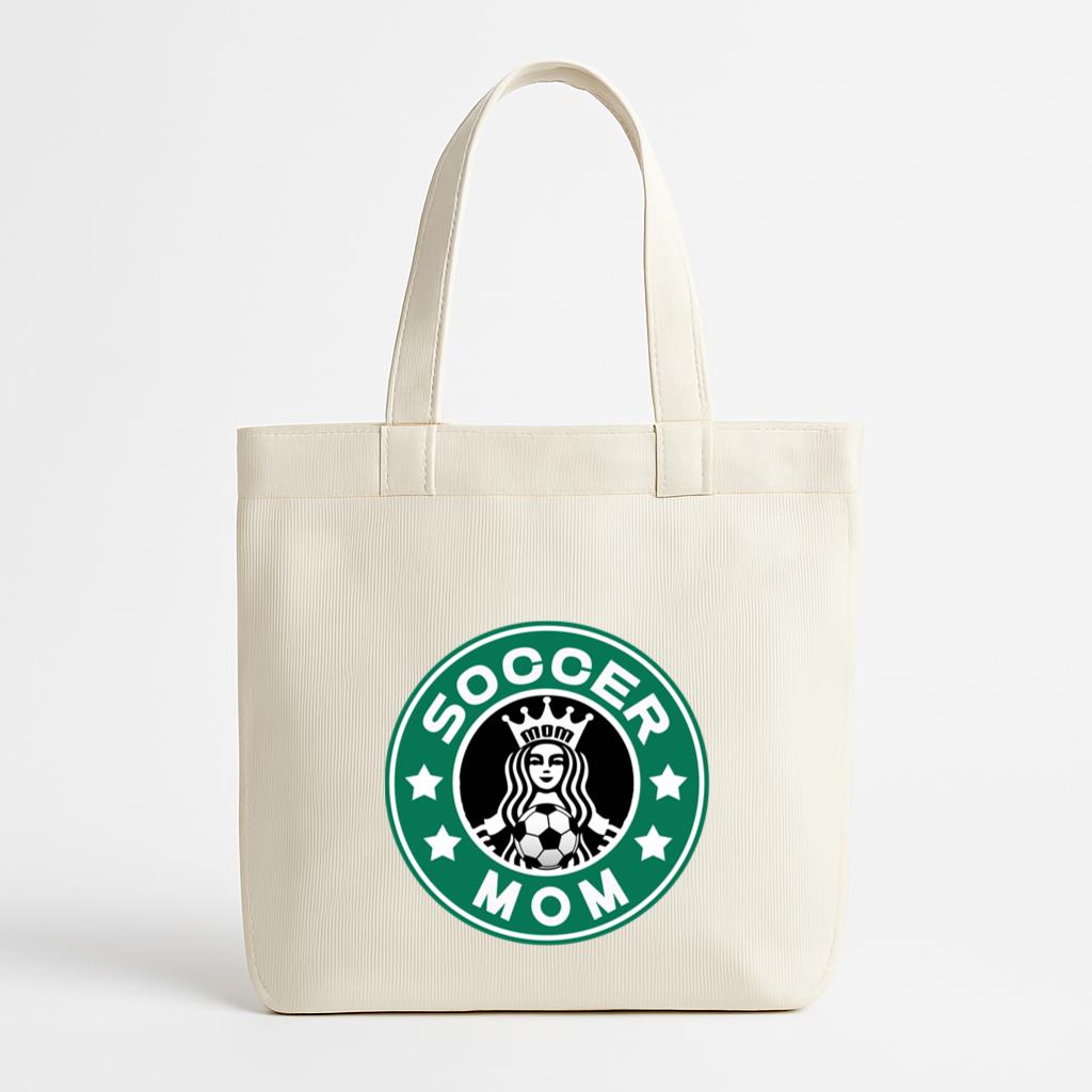 Soccer Mom Best Mother Soccer Canvas Tote Bag